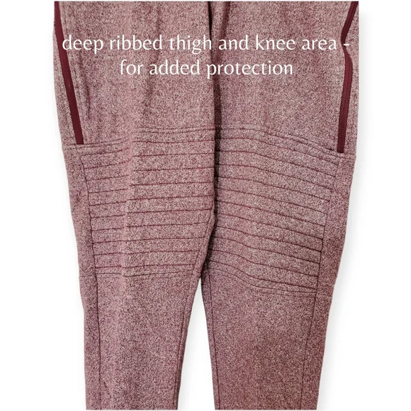 Rebel Minds Mens Burgandy Space-dye Sweatpants Activewear size LG - Picture 3 of 5